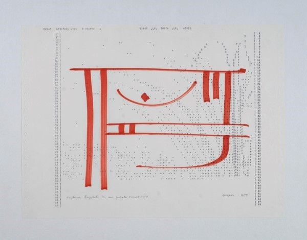 Bruno Munari - Scrittura illeggibile di un popolo sconosciuto