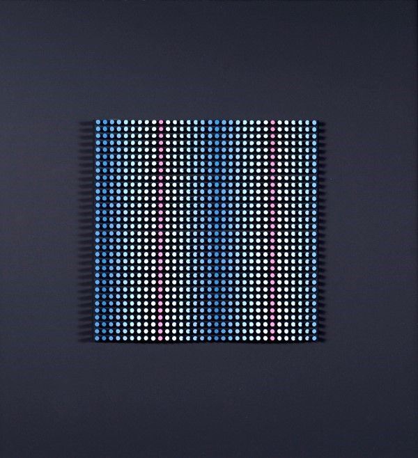 Franco Costalonga : Senza titolo  - Cilindretti su tavola - Auction Antiquariato - mobili, dipinti e oggetti di arredo - I - Galleria Pananti Casa d'Aste
