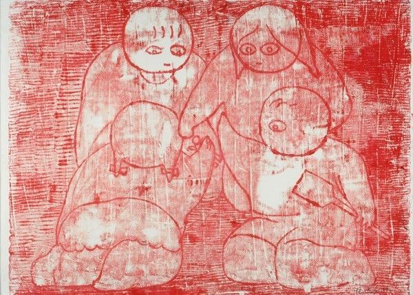 Venturino Venturi - Bambini in Rosso