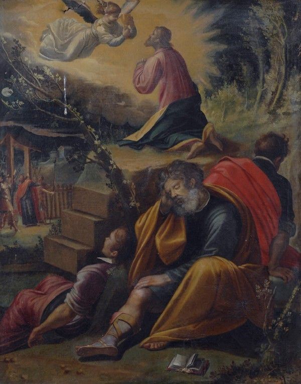 Scuola Fiorentina, XVII sec. - Cristo nell'orto dei Getsemani