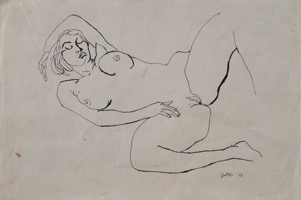 Renato Guttuso - Nudo femminile