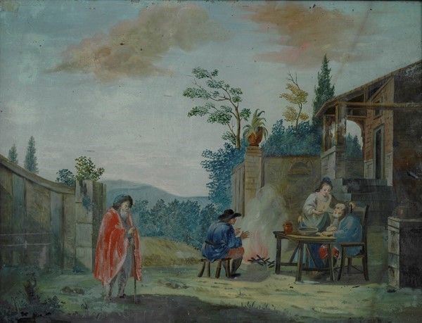 Scuola Veneta, XVIII sec. - Vita contadina
