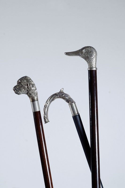 Gruppo di tre bastoni  - Asta STORART: Dipinti, oggetti, arredi dal XVII al XX sec. - II - Galleria Pananti Casa d'Aste