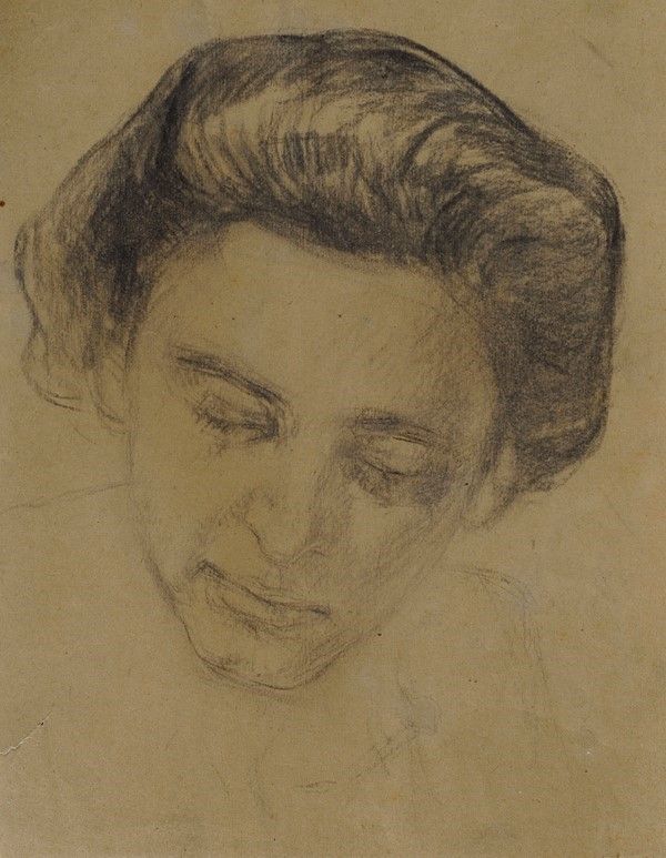 Attr. a Enrico Ludolf Verworner - Adamo ed Eva; Volto; Nudi; Nudo
