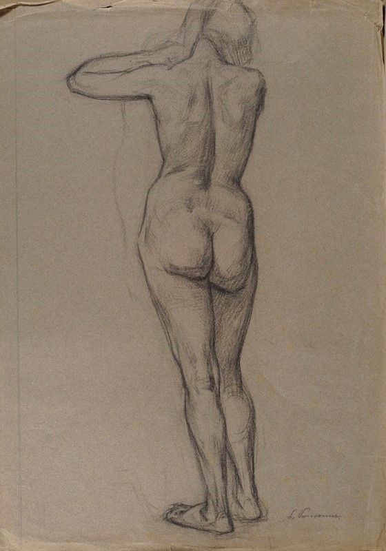 Attr. a Enrico Ludolf Verworner - Nudi Femminili