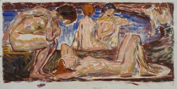 Attr. a Enrico Ludolf Verworner - Bagnanti