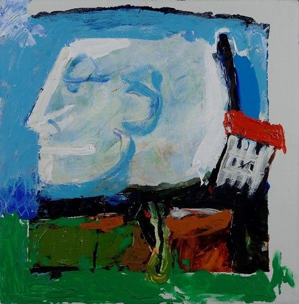 Mario Schifano : Senza titolo  (1990-95)  - Smalto su tela - Asta Antiquariato - mobili, dipinti e oggetti di arredo - I - Galleria Pananti Casa d'Aste