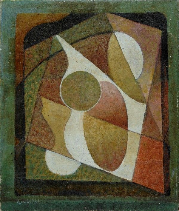 Arturo Ciacelli : Vibrazioni  (1933)  - Olio su tela - Asta Autori del XIX e XX sec. - I - Galleria Pananti Casa d'Aste