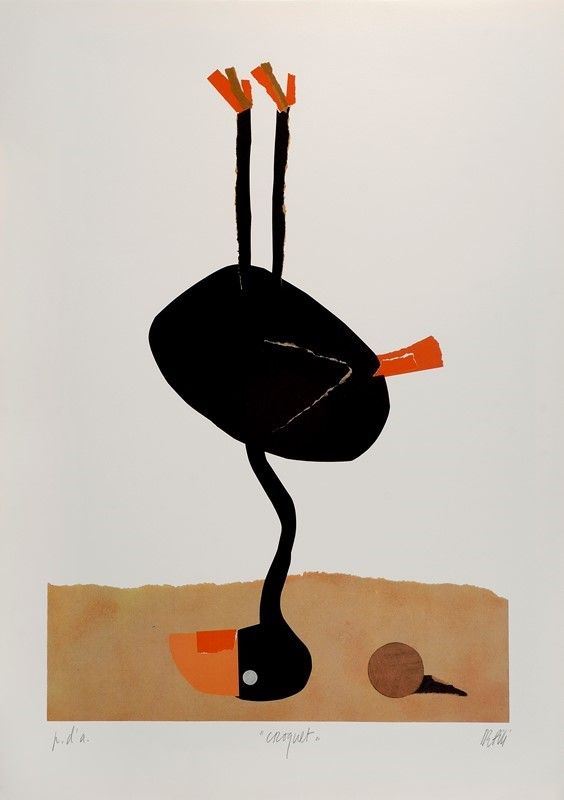 Fabio De Poli : Croquet  - Serigrafia - Auction GRAFICA ed EDIZIONI - Galleria Pananti Casa d'Aste