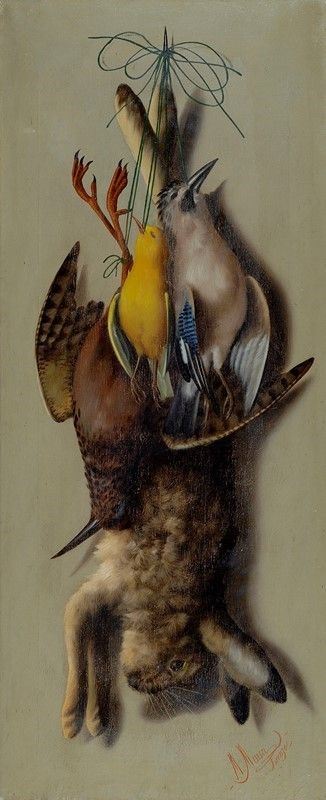 Michelangelo Meucci - Natura morta con selvaggina