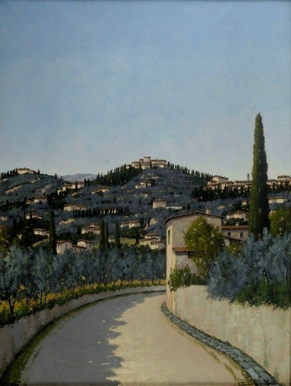 Giacomo Delcroix - Strada per Fiesole
