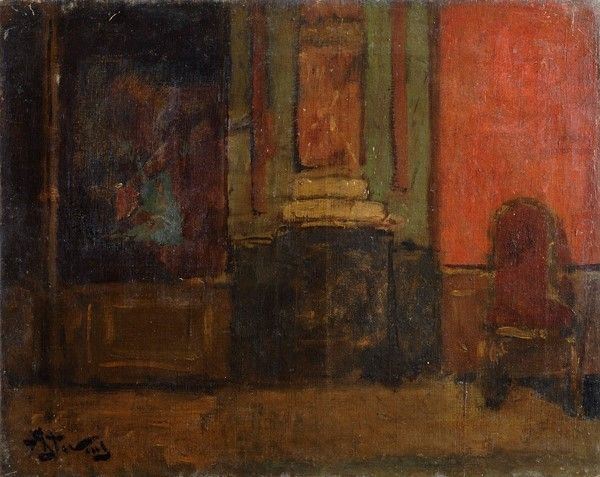 Alfred Emil Stevens - Interno