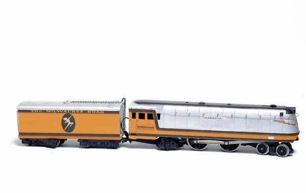 Locomotiva a vapore carenata  4-6-4 Hudson F7 100 Milwaukee Road 1580 -  1993 Rivarossi