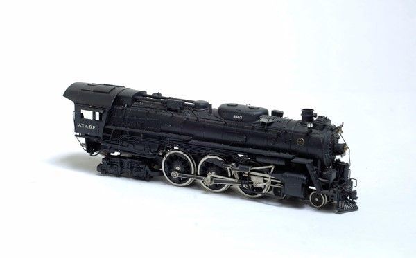 Locomotiva a vapore in ottone AT&SF 3463 Tenshodo