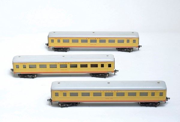 Tre carrozze passeggeri Pullman Union Pacific 1420 up  Fleishmann  - Auction C'ERA UNA VOLTA - Galleria Pananti Casa d'Aste