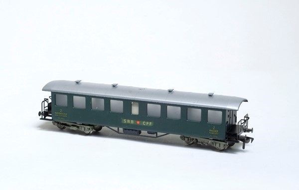 Carrozza passeggeri (con illuminazione interna) SBB CFF mod. 1417 Fleischmann