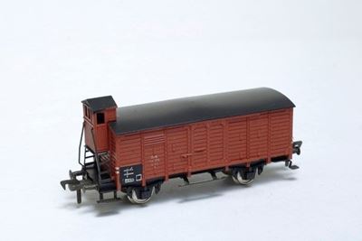 Carro Merci Chiuso con Garitta Db 114 339 Mod. 1484 Fleischmann