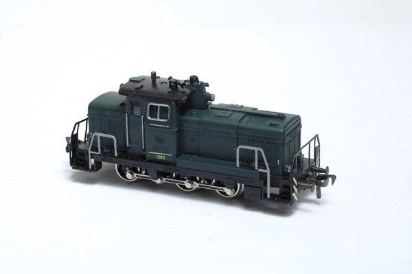 Locomotore  diesel-idraulico V60 151 verde mod 1380 Fleischmann  - Auction C'ERA UNA VOLTA - Galleria Pananti Casa d'Aste