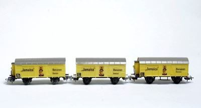 Tre Vagoni Merci per Trasporto Banane Jamaicas Bananen Bremen Liliput