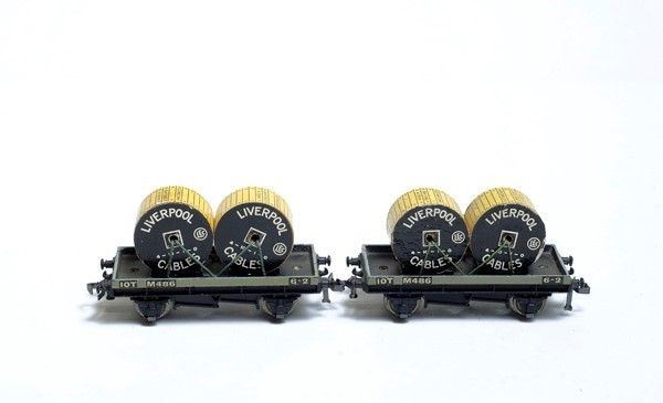 Due Carri Piani Portacavi Mod. M 486 Hornby Dublo