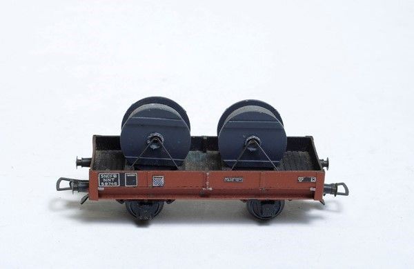 Carro sponde alte  portacavi SNCF 59746 V.B.