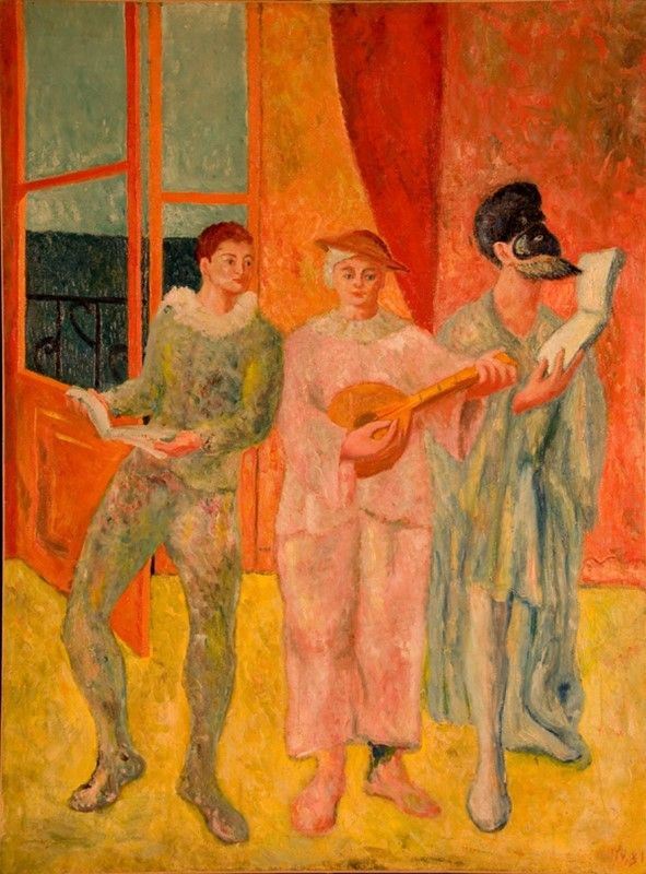 Aligi Sassu - Pierrots