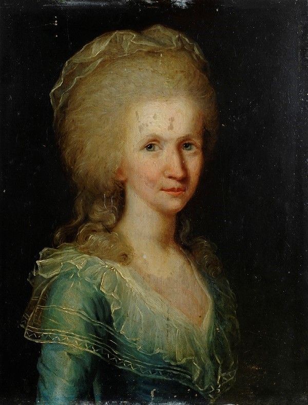 Scuola Inglese, inizi XIX sec.,Scuola Inglese, XVIII - XIX sec. - Ritratto di nobildonna