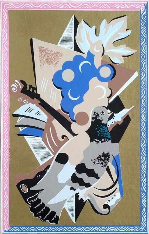 Gino Severini - Nature morte au pigeon