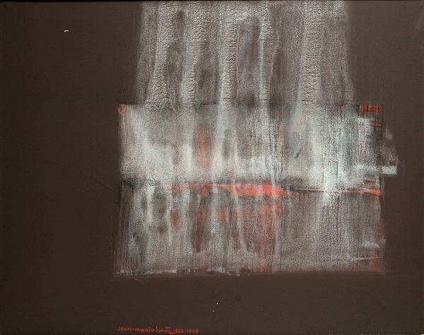 Jean Mario Berti : Fusione  (1962-1963)  - Acrilico su tela - Asta STORART: Dipinti, oggetti, arredi dal XVII al XX sec. - II - Galleria Pananti Casa d'Aste