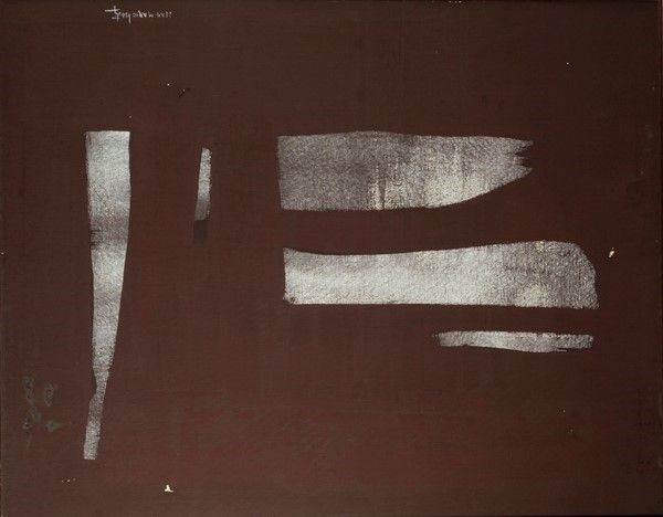 Jean Mario Berti : Immagini  (1963)  - Acrilico su tela - Asta Autori del XIX e XX sec. - I - Galleria Pananti Casa d'Aste