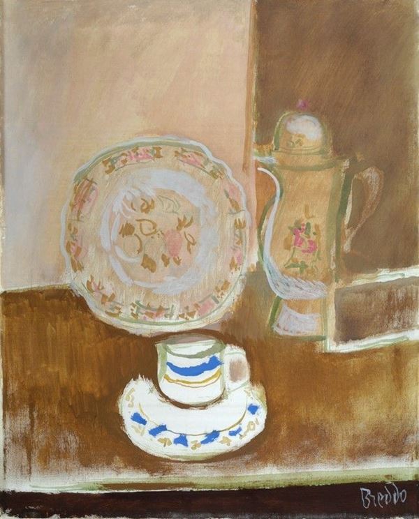 Gastone Breddo : Natura morta  - Auction Arte Moderna e Contemporanea - III - Galleria Pananti Casa d'Aste