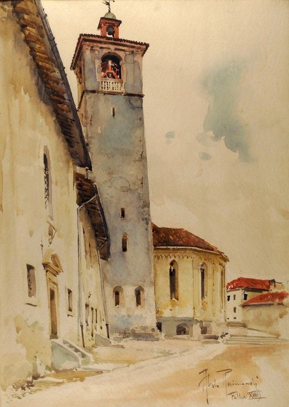 Aldo Raimondi - Il campanile del duomo di Feltre