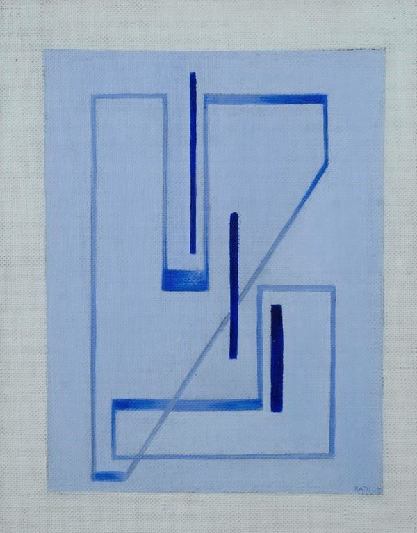 Mario Radice : L.M.N. 2  (1971)  - Olio su tela - Asta STORART: Dipinti, oggetti, arredi dal XVII al XX sec. - II - Galleria Pananti Casa d'Aste