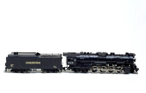Locomotiva a Vapore 745 con Tender Nickel Rate Road 2.8.4.