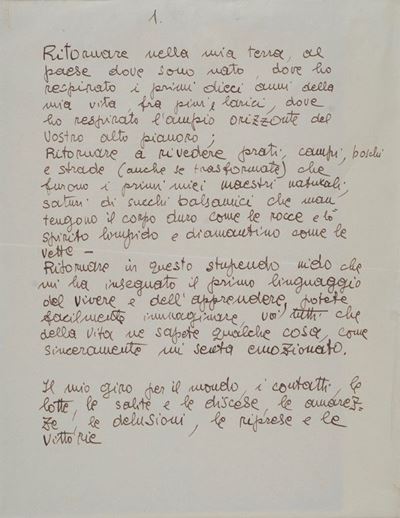 ..ritornare nella Mia Terra