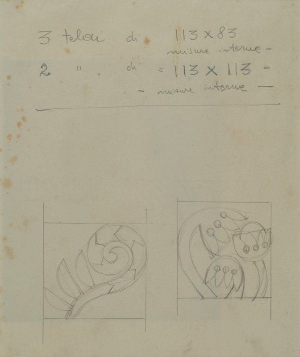 Fortunato Depero - Motivi per Cuscini