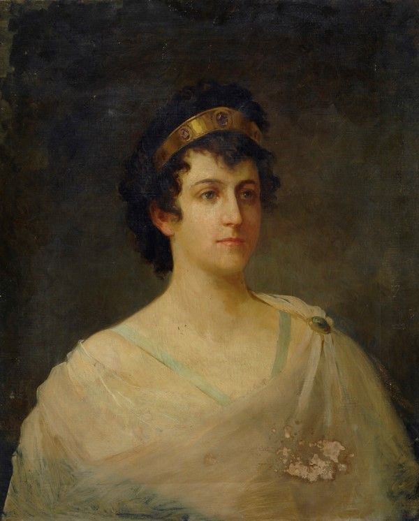 Anonimo, XIX Sec. - Ritratto di Donna