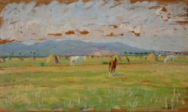 Luigi Gioli - Veduta di Campagna