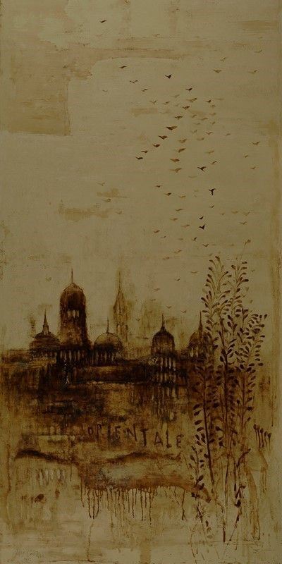 Piero Pizzi Cannella : Orientale  - Serigrafia materica su carta - Auction Autori del XIX e XX sec. - I - Galleria Pananti Casa d'Aste