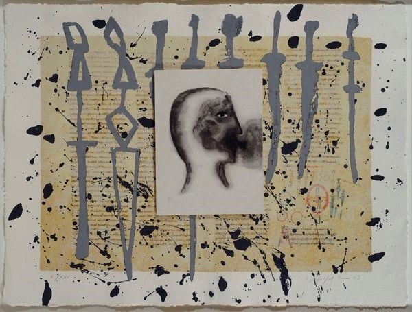Mimmo Paladino : Senza titolo  (2003)  - Serigrafia - Auction Autori del XIX e XX sec. - I - Galleria Pananti Casa d'Aste