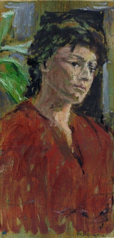 Enzo Faraoni : Maria  (1988)  - Olio su tavola - Auction STORART: Dipinti, oggetti, arredi dal XVII al XX sec. - II - Galleria Pananti Casa d'Aste