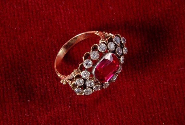 Anello in Argento 7 Brillanti