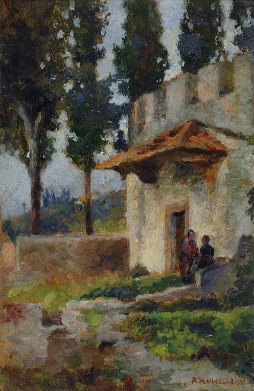 Alfonso Hollaender - Figure nel paesaggio