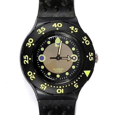 Swatch Scuba Shamu Black Wave