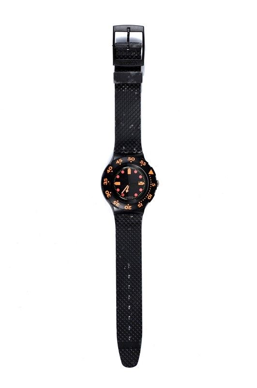 レア　スウォッチスクーバ― SDB 100 BARRIER REEF 1989 Swatch SDB100 BARRIER REEF Watch | Vintage Original Black
