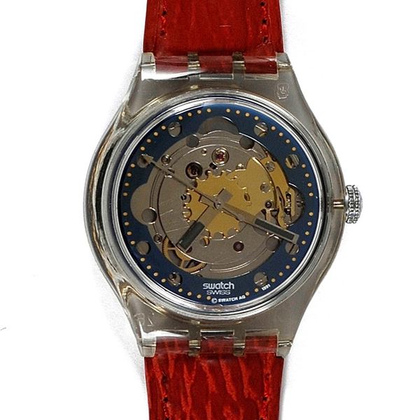 Swatch Automatic Red Ahead SAK 101