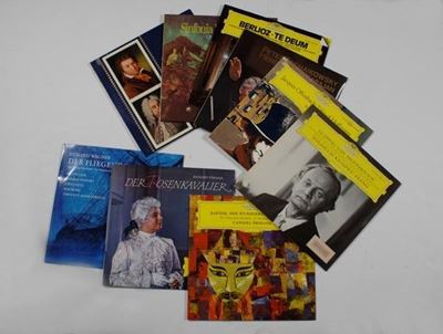 Gruppo di 9 Dischi in Vinile 33 Giri Deutsche Grammofon Gesellschaft