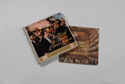 Serie di 12 Dischi in Vinile 33 Giri Raccolti in un Album