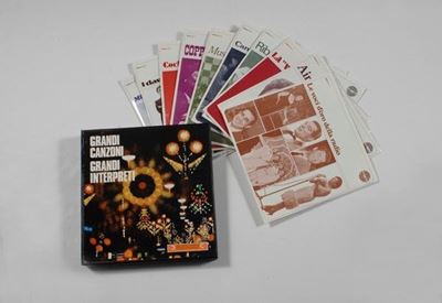 Cofanetto Contenente Raccolta di 10 Dischi in Vinile a 33 Giri