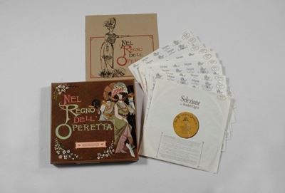 Cofanetto Contenente Raccolta di 10 Dischi in Vinile a 33 Giri